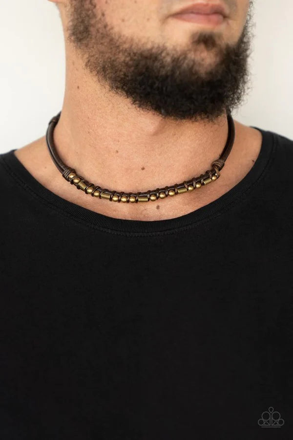 Westside Wrangler Brass Necklace