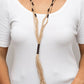 Whimsically Whipped - Brown Necklace