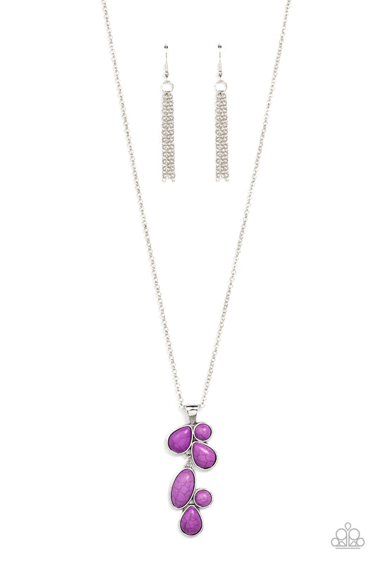 Wild Bunch Flair - Purple Necklace