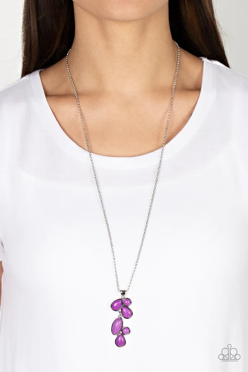 Wild Bunch Flair - Purple Necklace
