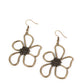 Wildflower Walkway - Brass Earring