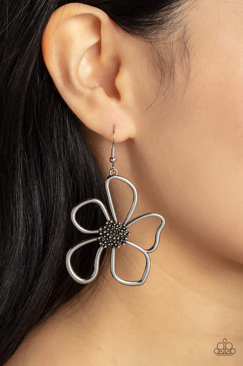 Wildflower Walkway - Silver Earring