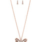 Wings Of Whimsy - Copper Necklace