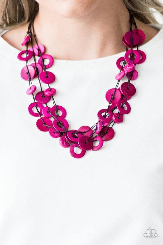 Wonderfully Walla Walla  - Pink Necklace